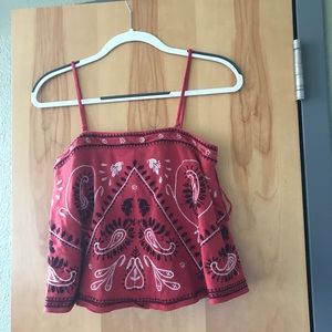 Free People Crochet Tank Top